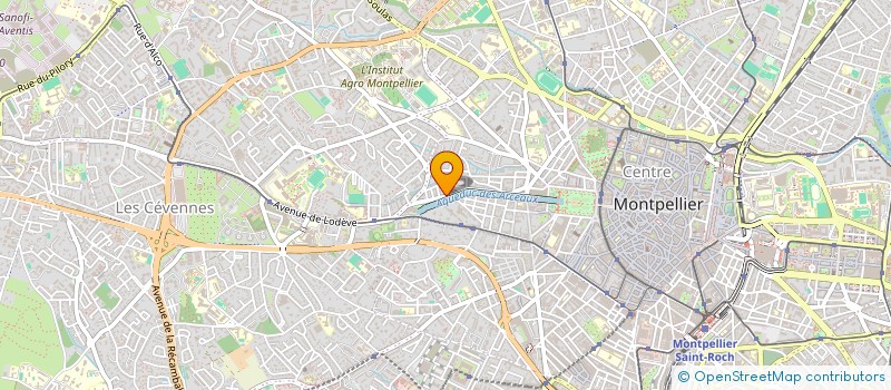 localisation de l'entreprise MADAME ORIANNE MARTINEZ à MONTPELLIER
