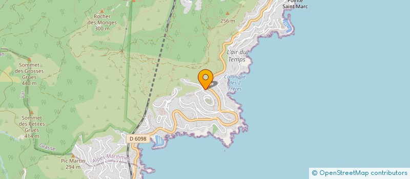 localisation de l'entreprise MADAME ORIANNE MENIN  THEOULE-SUR-MER