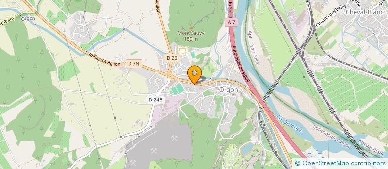 localisation de l'entreprise MADAME ORIANNE MONY-THELIER  ORGON