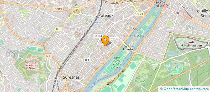 localisation de l'entreprise MADAME ORIANNE OZIEL  PUTEAUX