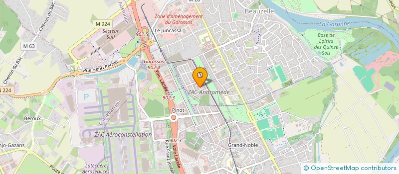 localisation de l'entreprise MADAME ORIANNE PELANCHON  BEAUZELLE