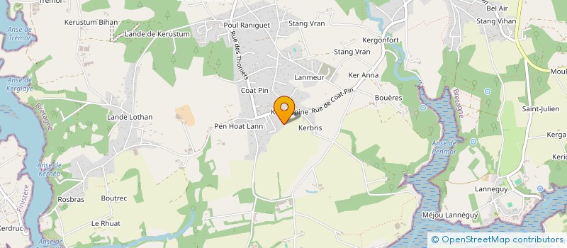 localisation de l'entreprise MADAME ORIANNE SILVENT  RIEC-SUR-BELON