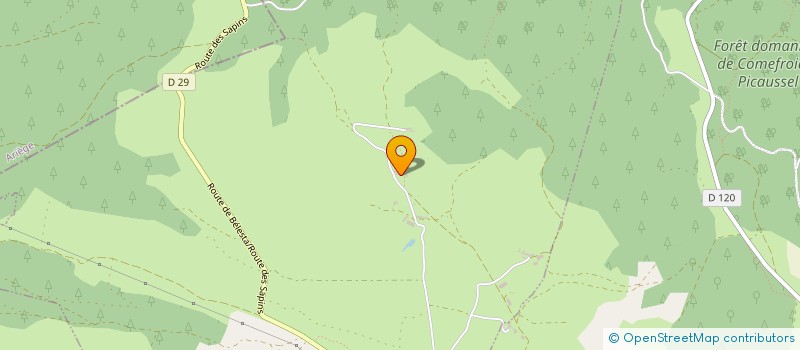 localisation de l'entreprise MADAME ORIONA PREVOST  ROQUEFEUIL