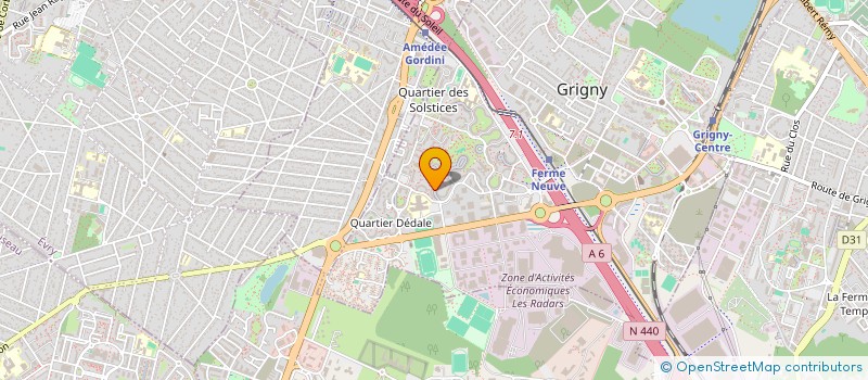 localisation de l'entreprise MADAME ORKIA DRISS  GRIGNY