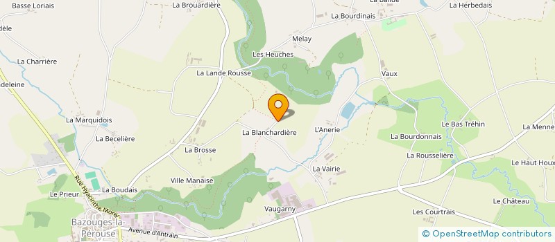localisation de l'entreprise MADAME ORLA RYAN à BAZOUGES-LA-PEROUSE