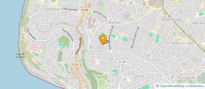 localisation de l'entreprise MADAME ORLANA MAUGENDRE à LE HAVRE