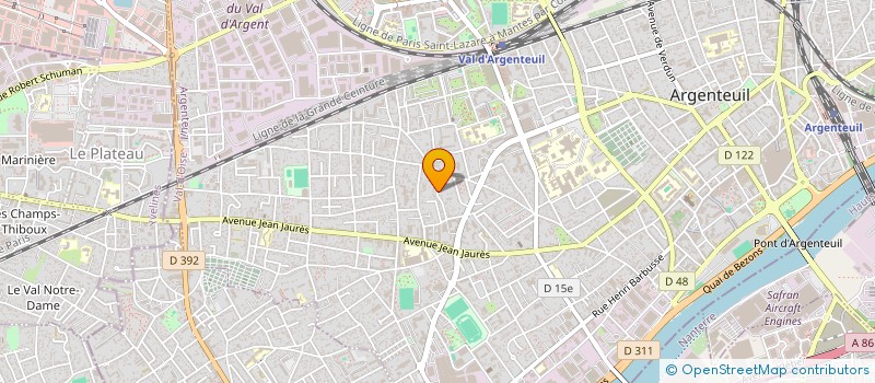 localisation de l'entreprise MADAME ORLANE ACERBIS  ARGENTEUIL