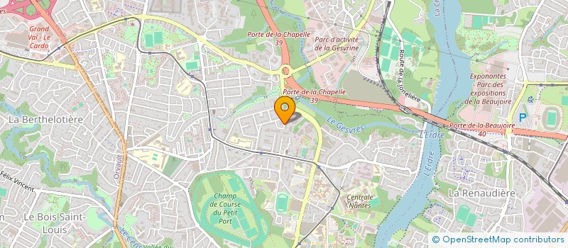 localisation de l'entreprise MADAME ORLANE ANDRE à NANTES