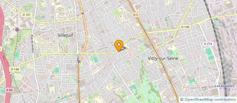 localisation de l'entreprise MADAME ORLANE AUTAL  VITRY-SUR-SEINE