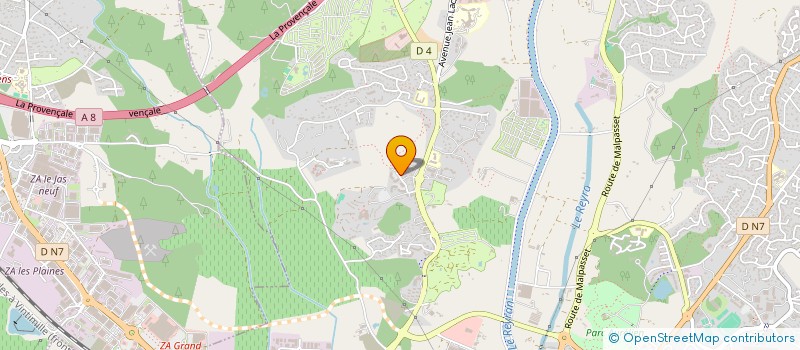 localisation de l'entreprise MADAME ORLANE BARON à FREJUS