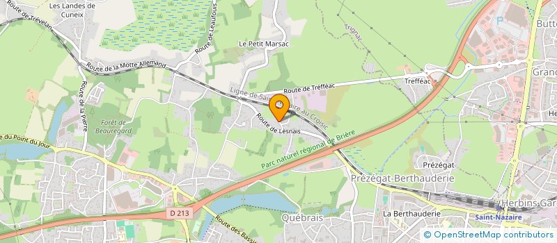 localisation de l'entreprise MADAME ORLANE BOURDIC  SAINT-NAZAIRE