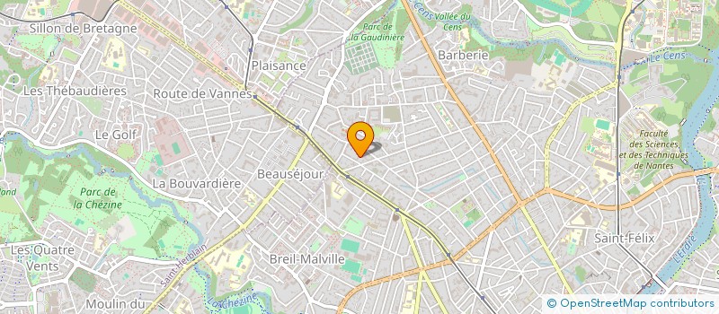 localisation de l'entreprise MADAME ORLANE BUET à NANTES