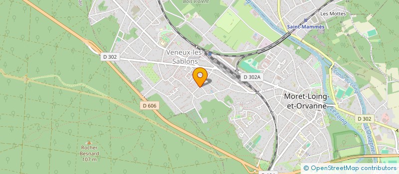 localisation de l'entreprise MADAME ORLANE CAMMAS  MORET-LOING-ET-ORVANNE