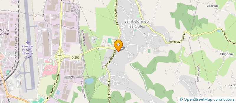 localisation de l'entreprise MADAME ORLANE CHAUSSAT  SAINT-BONNET-LES-OULES