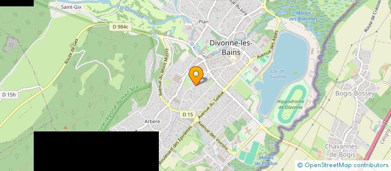 localisation de l'entreprise MADAME ORLANE CHERON à DIVONNE-LES-BAINS