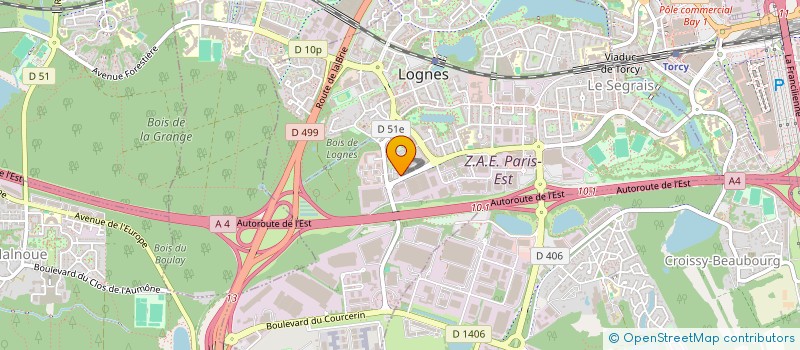 localisation de l'entreprise MADAME ORLANE COULIBALY à LOGNES
