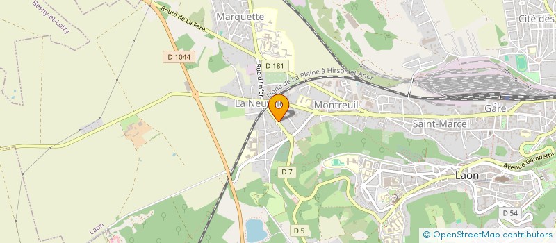 localisation de l'entreprise MADAME ORLANE CRESSENT à LAON
