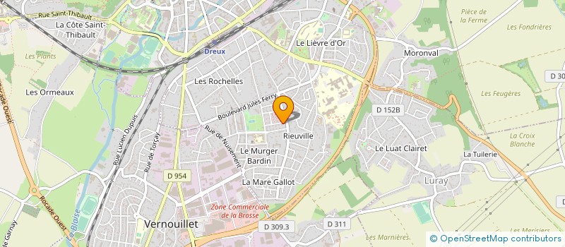 localisation de l'entreprise MADAME ORLANE DELTOUR à DREUX