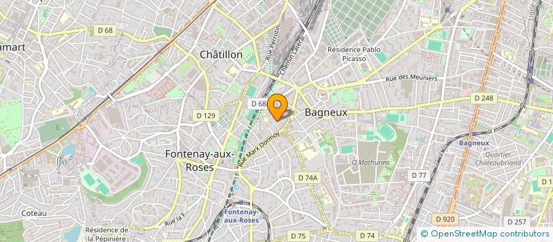 localisation de l'entreprise MADAME ORLANE DESIR à FONTENAY-AUX-ROSES