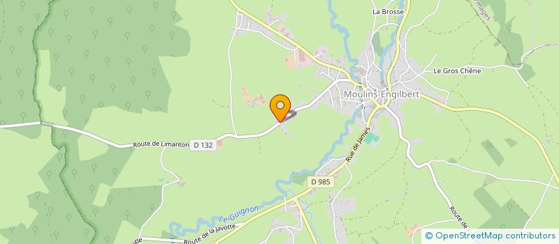 localisation de l'entreprise MADAME ORLANE DORIDOT  MOULINS-ENGILBERT