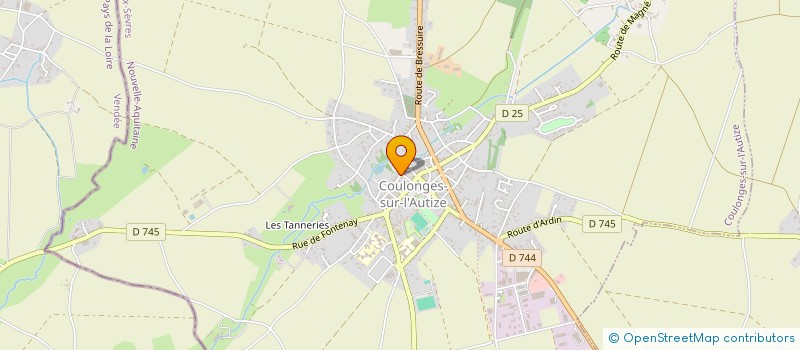 localisation de l'entreprise MADAME ORLANE DUCHE  COULONGES-SUR-L'AUTIZE