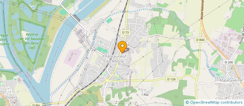 localisation de l'entreprise MADAME ORLANE DUMENIEL  CHATEAUNEUF-DU-RHONE