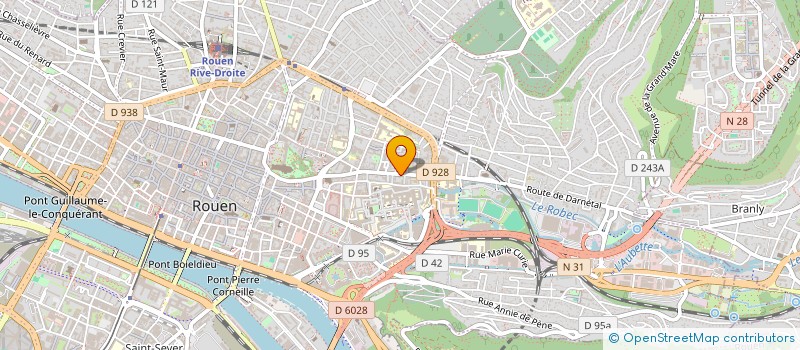 localisation de l'entreprise MADAME ORLANE EUSTACHE-GABRIEL  ROUEN