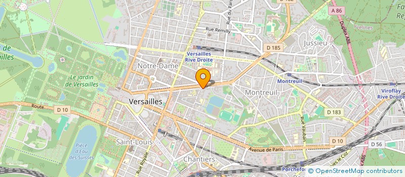 localisation de l'entreprise MADAME ORLANE FELIX à VERSAILLES