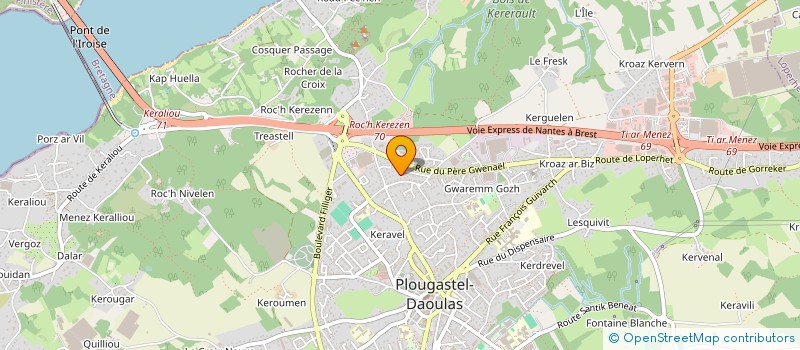 localisation de l'entreprise MADAME ORLANE FERNAND  PLOUGASTEL-DAOULAS