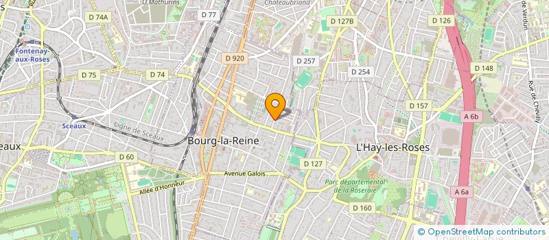 localisation de l'entreprise MADAME ORLANE FRANCO à BOURG-LA-REINE