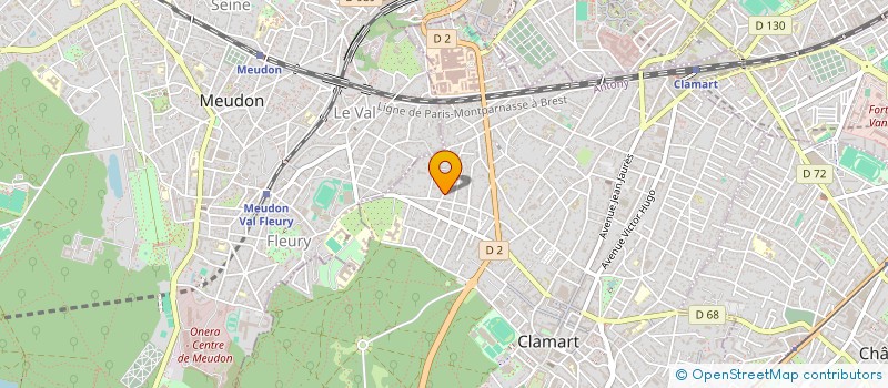 localisation de l'entreprise MADAME ORLANE GAGNIOU à CLAMART