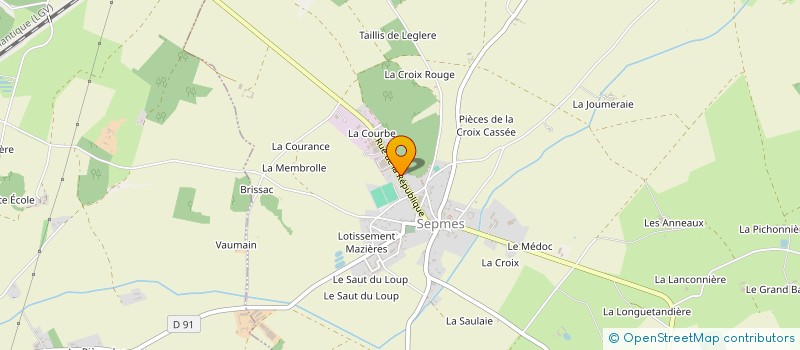 localisation de l'entreprise MADAME ORLANE GALAIS  SEPMES