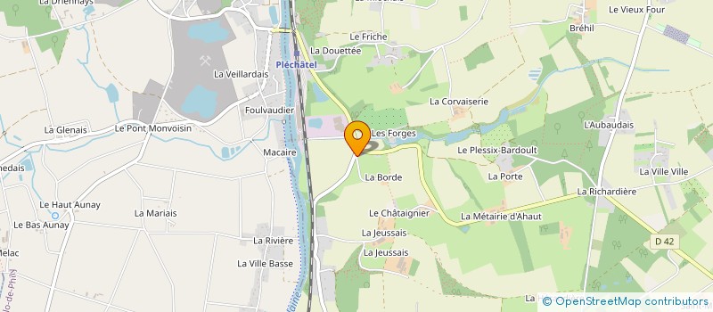 localisation de l'entreprise MADAME ORLANE GAUDIN  PLECHATEL