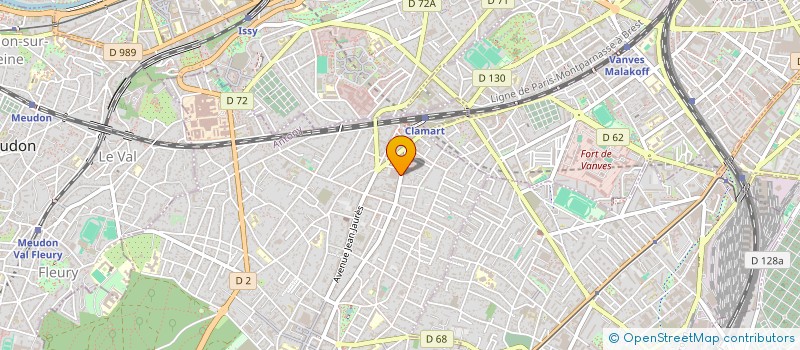 localisation de l'entreprise MADAME ORLANE GIANTSOS à CLAMART
