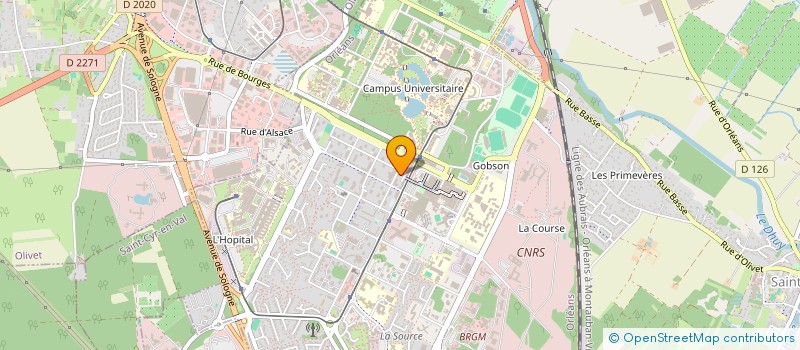 localisation de l'entreprise MADAME ORLANE GREGORIO à ORLEANS