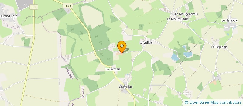 localisation de l'entreprise MADAME ORLANE GRILLIERE  BOUVRON