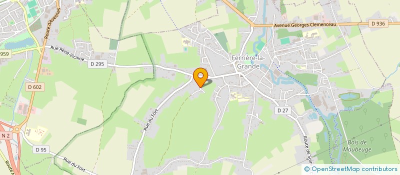 localisation de l'entreprise MADAME ORLANE HAINAUT  FERRIERE-LA-GRANDE