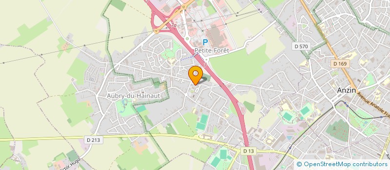 localisation de l'entreprise MADAME ORLANE HAINAUT  PETITE-FORET