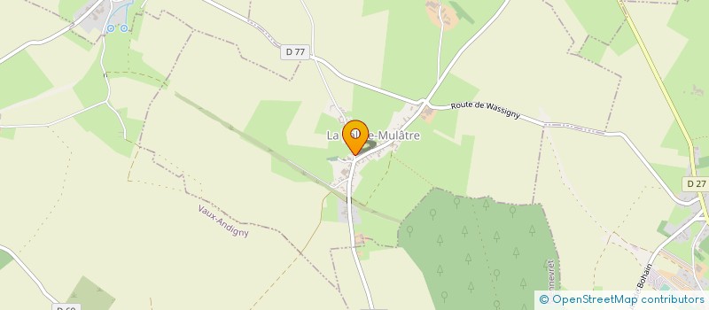 localisation de l'entreprise MADAME ORLANE JEAN-LOUIS  LA VALLEE-MULATRE