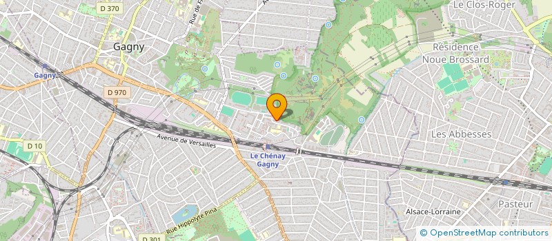 localisation de l'entreprise MADAME ORLANE JEAN-PHILIPPE  GAGNY