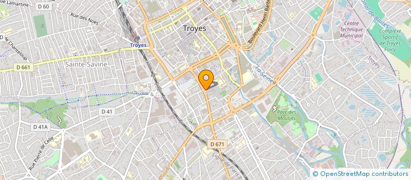 localisation de l'entreprise MADAME ORLANE JOUGIER  TROYES