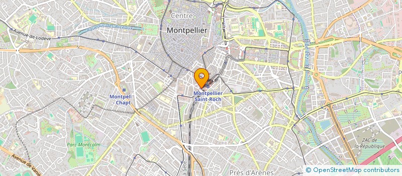 localisation de l'entreprise MADAME ORLANE KPODAR à MONTPELLIER