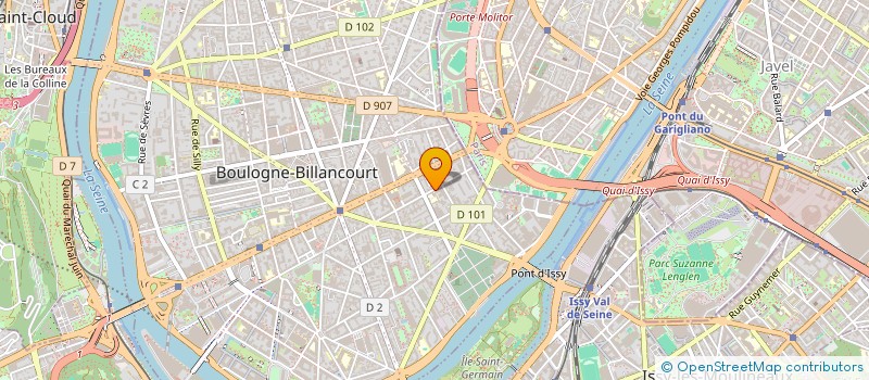 localisation de l'entreprise MADAME ORLANE LAFONG à BOULOGNE-BILLANCOURT
