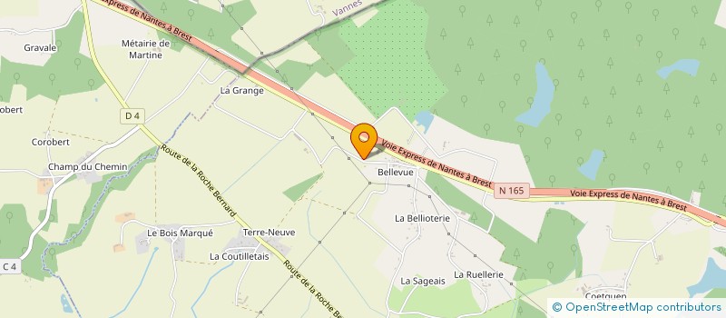 localisation de l'entreprise MADAME ORLANE LE BOURSICAUD  MISSILLAC