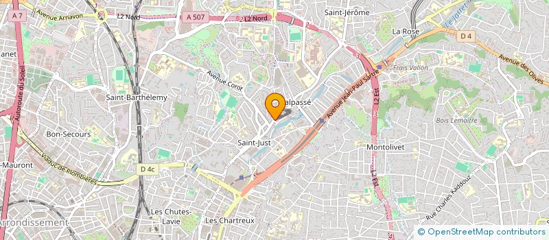 localisation de l'entreprise MADAME ORLANE LE MAITRE  MARSEILLE