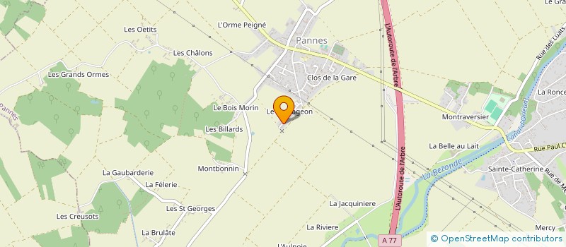 localisation de l'entreprise MADAME ORLANE LEFRANC  PANNES