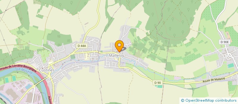 localisation de l'entreprise MADAME ORLANE LOEW  MALLELOY