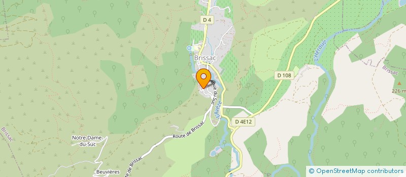 localisation de l'entreprise MADAME ORLANE LOPEZ  BRISSAC