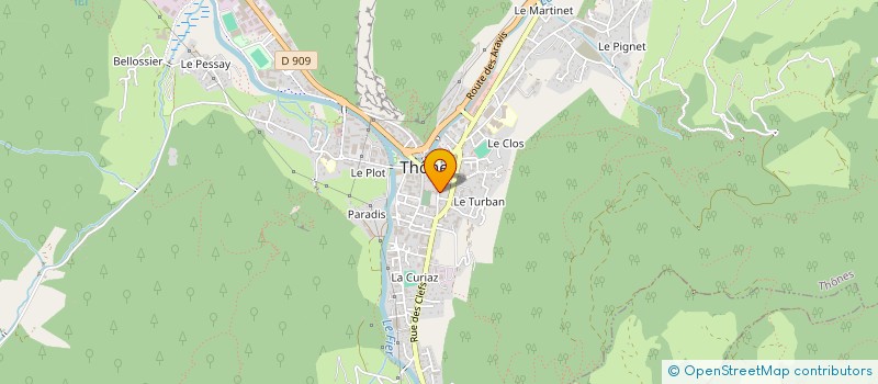 localisation de l'entreprise MADAME ORLANE MAILLY  THONES