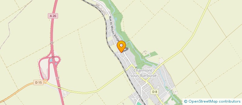 localisation de l'entreprise MADAME ORLANE MARCEAU  CHARMONT-SOUS-BARBUISE